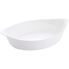 Luminarc Servirni krožnik Luminarc Smart Cuisine Ovalno Bela Steklo 6 kosov 38 x 22 cm