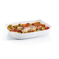 Luminarc Servirni krožnik Luminarc Smart Cuisine Pravokoten Bela Steklo 29 x 30 cm (6 kosov)