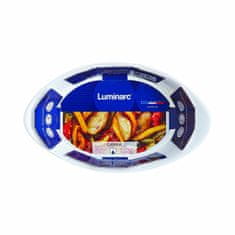 Luminarc Servirni krožnik Luminarc Smart Cuisine Ovalno Bela Steklo 21 x 13 cm (6 kosov)