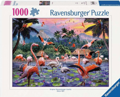 Ravensburger sestavljanka, Flamingi, 1000/1