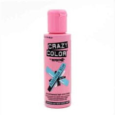 Crazy Color Delno trajna barva za lase Crazy Color 002281 Nº 63 Bubblegum Blue (100 ml)