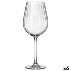 Bohemia Crystal Vinski kozarec Bohemia Crystal Optic Prozorno 650 ml 6 kosov