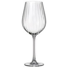 Bohemia Crystal Vinski kozarec Bohemia Crystal Optic Prozorno 650 ml 6 kosov