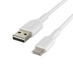 Belkin Kabel USB A v USB C Belkin CAB001BT1MWH Bela 1 m (1 m)