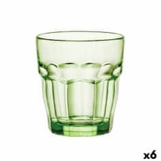 Bormioli Rocco Kozarec Bormioli Rocco Rock Bar Zelena Steklo 270 ml (6 kosov)