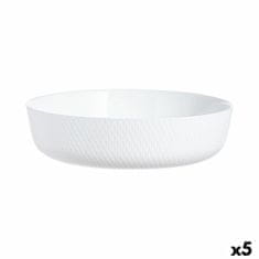 Luminarc Servirni krožnik Luminarc Smart Cuisine Bela Steklo Ø 26 cm (5 kosov)