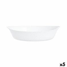 Luminarc Servirni krožnik Luminarc Smart Cuisine 32 x 20 cm Bela Steklo (6 kosov)