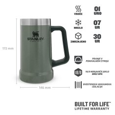 Stanley Vrček Adventure Beer Stein, 0,7L, Hammerton Green