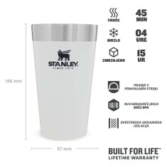 Stanley Izoliran Kozarec Beer Pint 0,47L, Polar