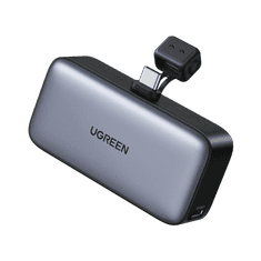 Ugreen 5000mAh 22,5W USB-C polnilna baterija z vgrajenim USB-C priključkom in LED zaslonom