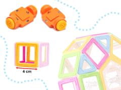 WOWO Magnetne kocke za otroke - Mini magnetne kocke Magic Magnet 68 kosov za otroke 3+ leta