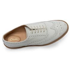 Clarks Čevlji bela 36 EU Baille Brogue