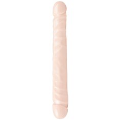 The Classics Dvojni dildo Jr. Veined Double Header 30 cm, prozoren