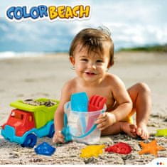 Colorbaby Komplet igrač za na plažo Colorbaby polipropilen (8 kosov)