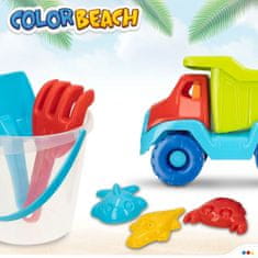 Colorbaby Komplet igrač za na plažo Colorbaby polipropilen (8 kosov)