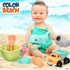 Colorbaby Komplet igrač za na plažo Colorbaby 19,5 x 10 x 19,5 cm (4 kosov)