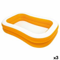 Intex Napihljiv bazen Intex Mandarin Oranžna 600 L 229 x 48 x 152 cm (3 kosov)