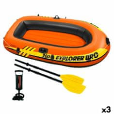 Intex Napihljiv čoln Intex Explorer Pro 200 3 kosov 196 x 33 x 102 cm