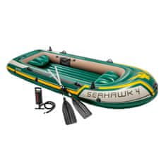 Intex Napihljiv čoln Intex Seahawk 4 Zelena 351 x 48 x 145 cm