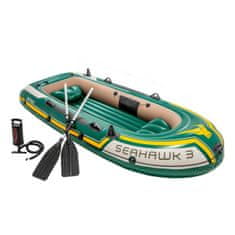 Intex Napihljiv čoln Intex Seahawk 3 Zelena 295 x 43 x 137 cm