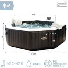 Intex Napihljivi spa Intex 218 x 71 x 218 cm 1098 L