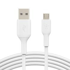 Belkin USB kabel za micro USB Belkin CAB005BT1MWH 1 m Bela