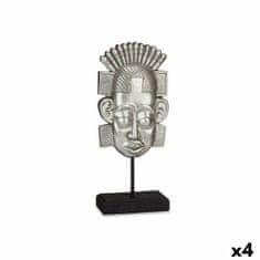 Gift Decor Okrasna Figura Indijanec Srebrna 17,5 x 36 x 10,5 cm (4 kosov)