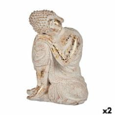 IBERGARDEN	 Okrasna vrtna figura Buda Poliresin 23 x 33 x 26 cm (2 kosov)