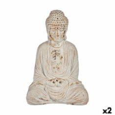 IBERGARDEN	 Okrasna vrtna figura Buda Poliresin 22,5 x 40,5 x 27 cm (2 kosov)