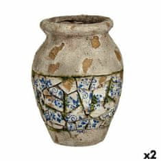 IBERGARDEN	 Okrasna vrtna figura Vaza Poliresin 25 x 32,5 x 25 cm (2 kosov)