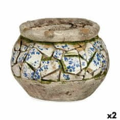 IBERGARDEN	 Okrasna vrtna figura Vaza Poliresin 28 x 19,5 x 28 cm (2 kosov)