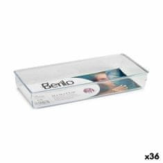 Berilo Organizator za Predale Večnamenski Prozorno Plastika 15,5 x 5,5 x 34,5 cm (36 Kosov)