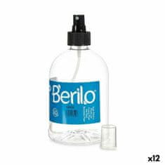 Berilo Razpršilec Črna Prozorno Plastika 500 ml (12 kosov)