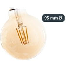 Gift Decor LED svetilka Vintage E27 Prozorno 4 W 9,5 x 14 x 9,5 cm (12 kosov)