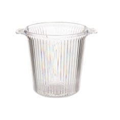 Leknes Vedro za led Črte Plastika 16,5 x 17 x 21 cm (12 kosov)