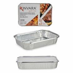 Kinvara Set kuhinjskih posod Odstranljivo S pokrovom Aluminij 21 x 6 x 30,5 cm (24 kosov)