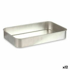 Kinvara Posoda za praženje Srebrna Aluminij 41 x 6,5 x 26 cm (12 kosov)