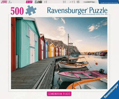 Ravensburger sestavljanka, Čolnarne v Smögen, Švedska, 500/1