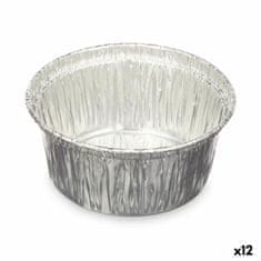 Kinvara Set kuhinjskih posod Odstranljivo Krožen Aluminij 8,5 x 8 x 8,5 cm (12 kosov)