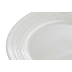 DKD Home Decor Farfurie Întinsă DKD Home Decor Bela Porcelan 19 x 19 x 2 cm