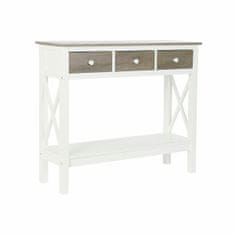 DKD Home Decor Console DKD Home Decor S3022705 Bela Siva Topolovina 100 x 32 x 85 cm