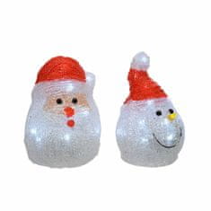 Lumineo Okrasna Figura Lumineo 491239 LED Notranjost Santa Claus 10,5 x 10,5 x 15 cm