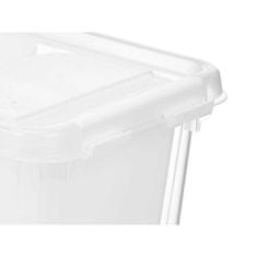 Kinvara Organizator za hladilnik Bela Prozorno Plastika 37,5 x 9 x 14,3 cm (12 kosov)