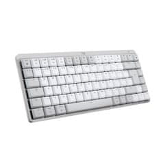 Logitech Tipkovnica Brezžična Logitech MX Mini Mechanical for Mac Bela Bela/Siva Qwerty US (1 kosov)