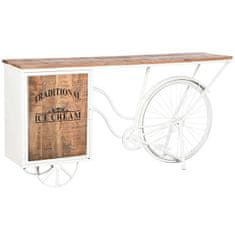 DKD Home Decor Console DKD Home Decor Bela Rjava Kovina 165 x 35,5 x 83,8 cm