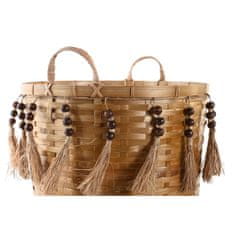 DKD Home Decor Komplet košar DKD Home Decor Pisana Bambus Boho 49 x 45 x 54 cm