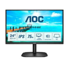 AOC Monitor AOC 24B2XDA 23,8" FHD IPS WLED Full HD 23,8" 75 Hz 120 Hz 75 HZ