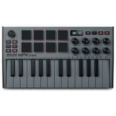 Akai Krmilnik Akai MPK Mini MK3 Grey MIDI