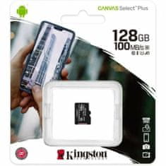 Kingston Spominska Kartica Micro SD z Adapterjem Kingston Canvas Select Plus 128 GB