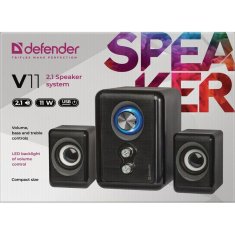 Defender Altavoces PC Defender V11 Črna